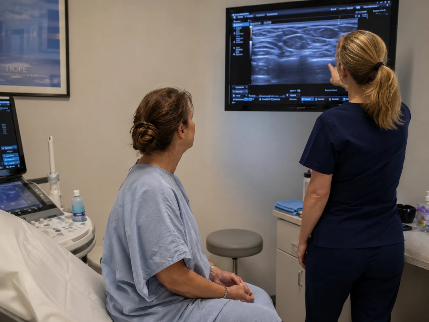 breast implant ultrasound review appointment