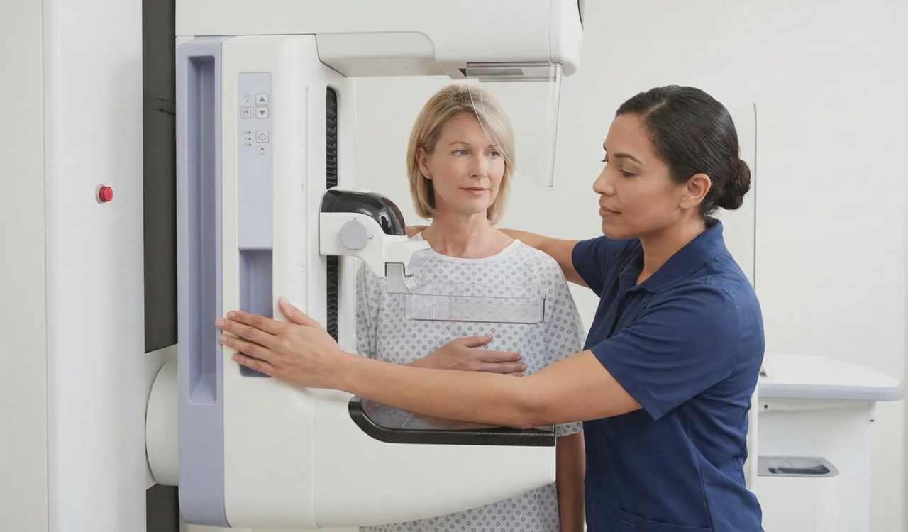 mammogram procedure technician patient