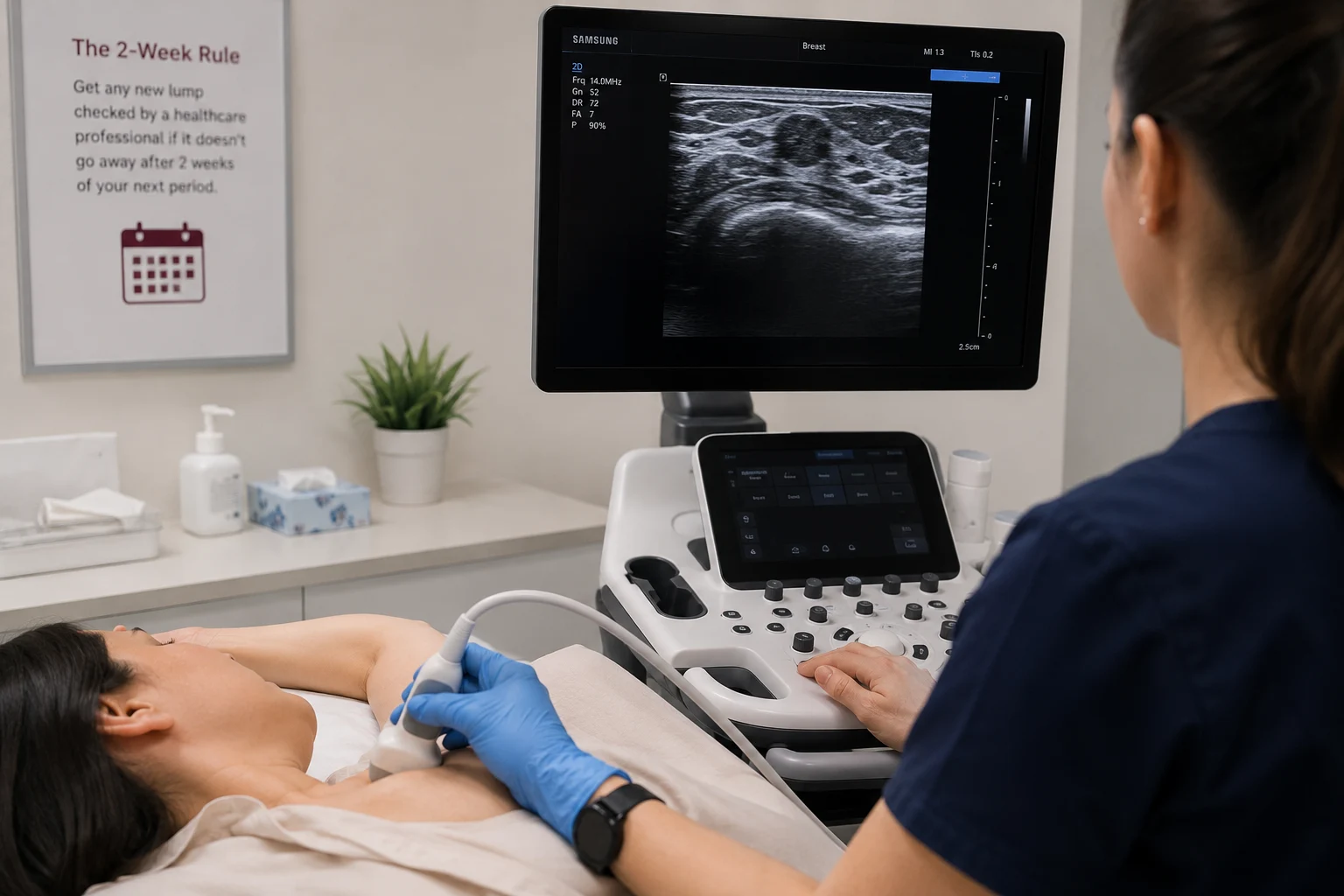 breast ultrasound breast lump evaluation