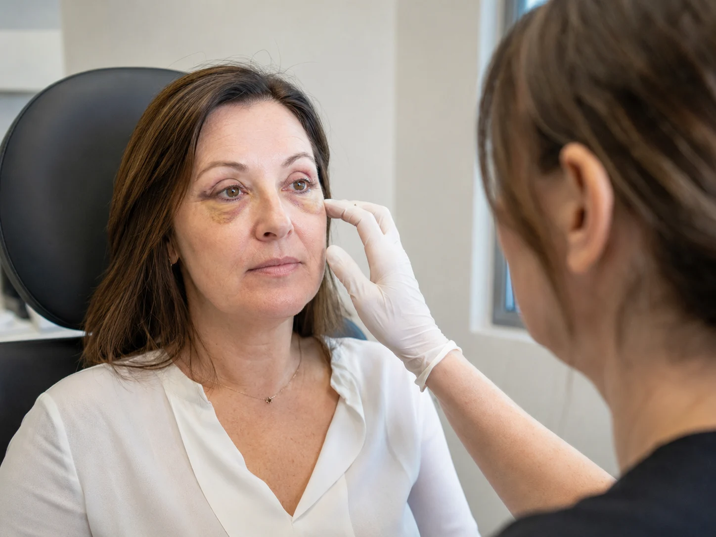 bruising after eyelid surgery