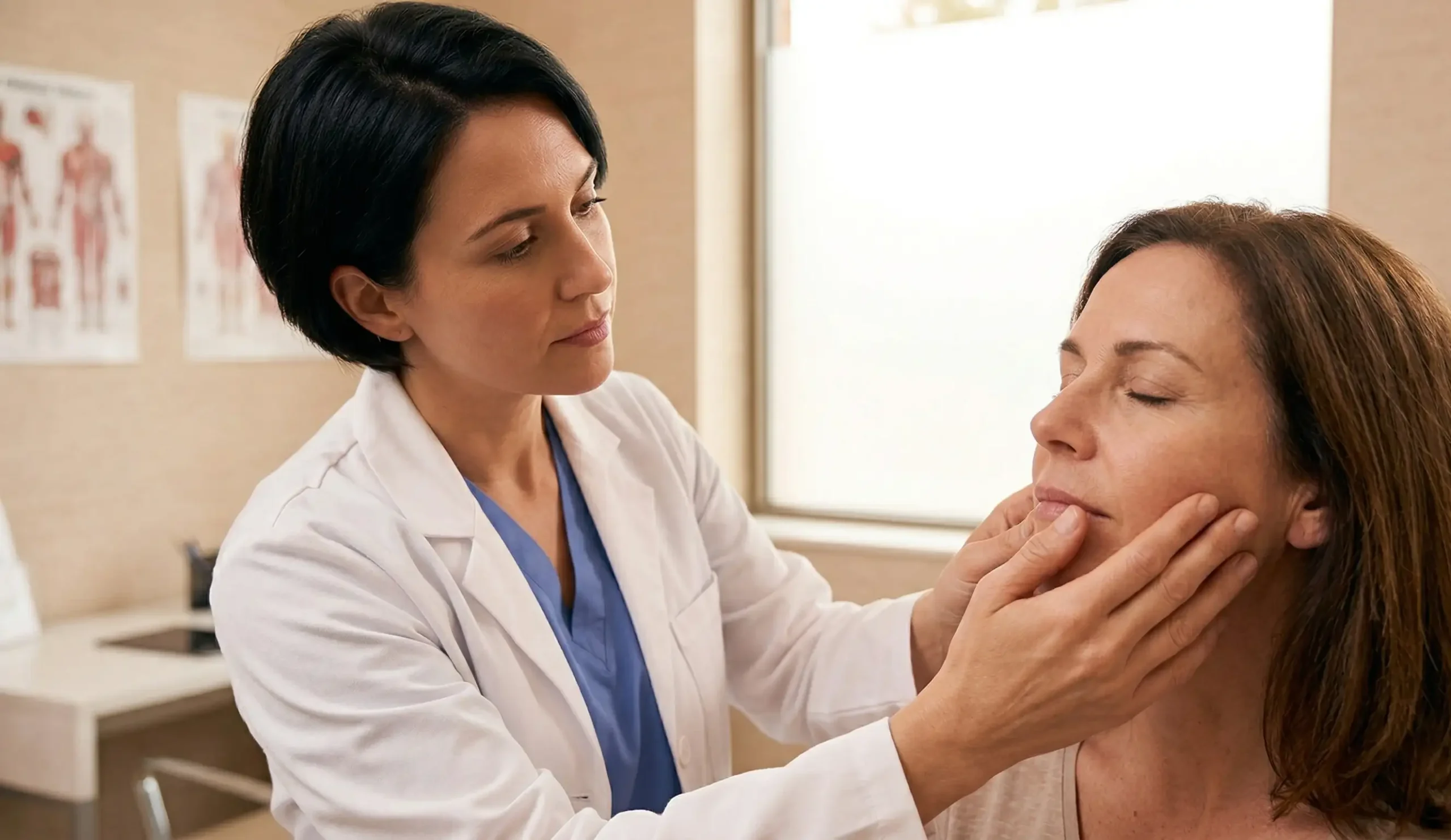 clinical examination face thinning surgery