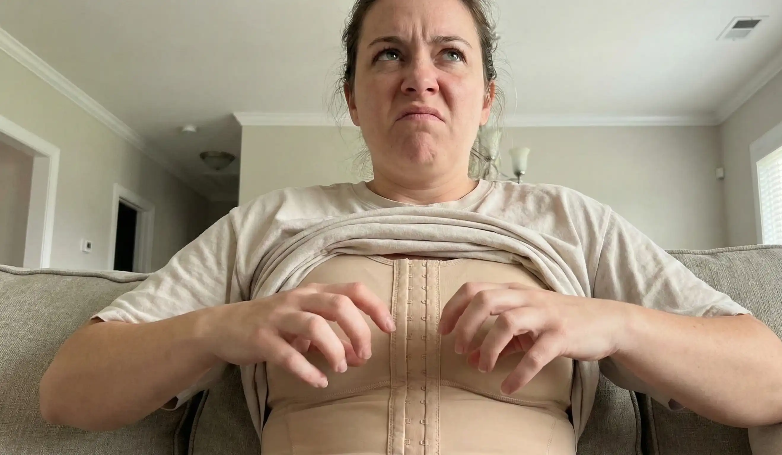 post op faja itch psychological frustration