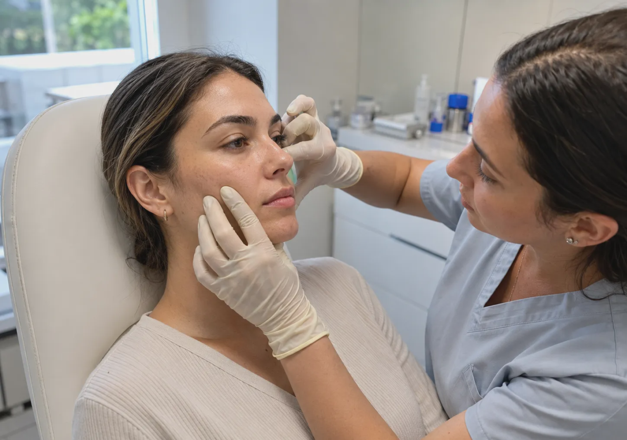 midface lift cheeck assessment