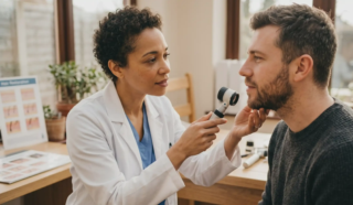clinical beard restoration examination