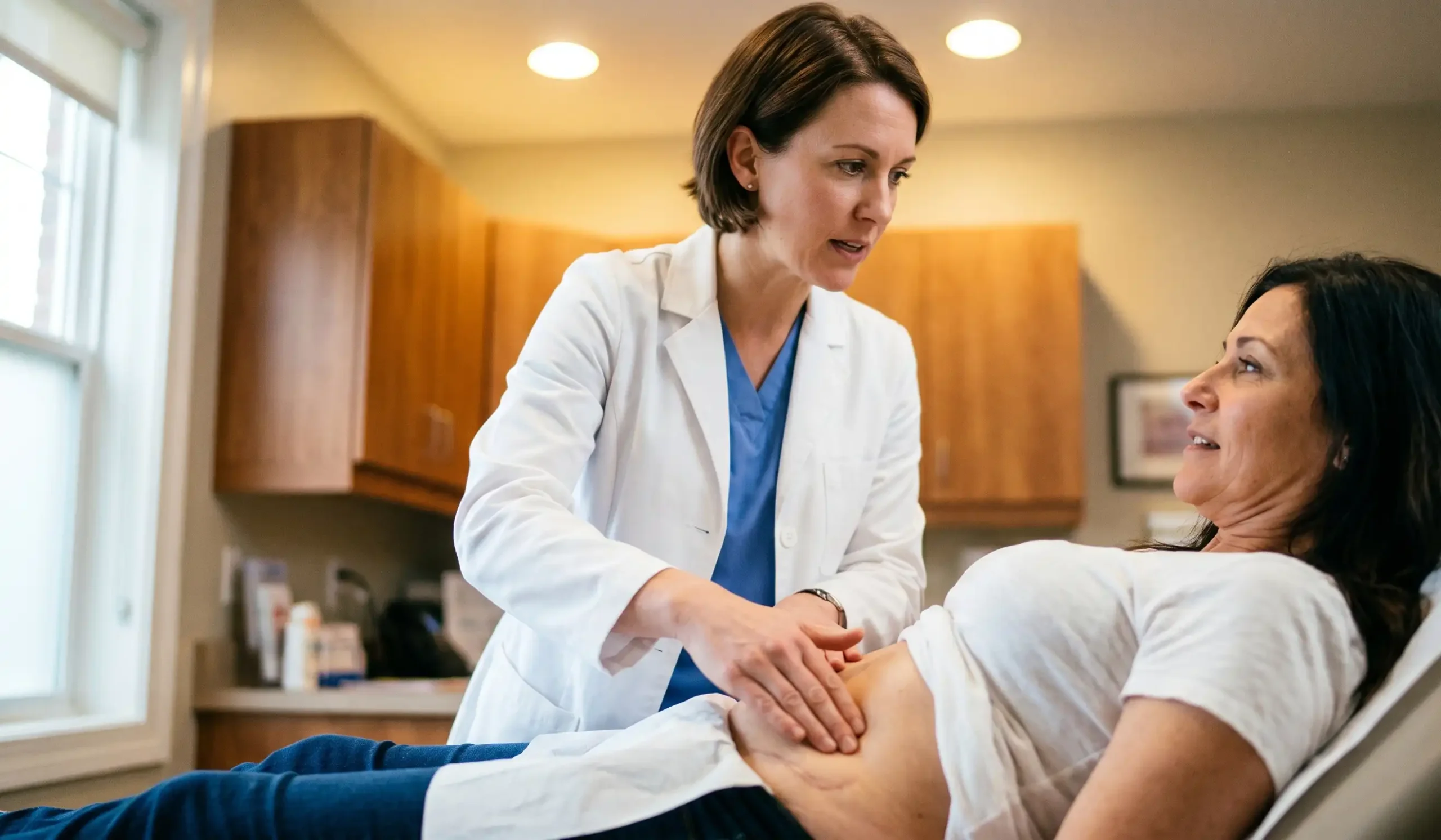 clinical tummy tuck failed examination