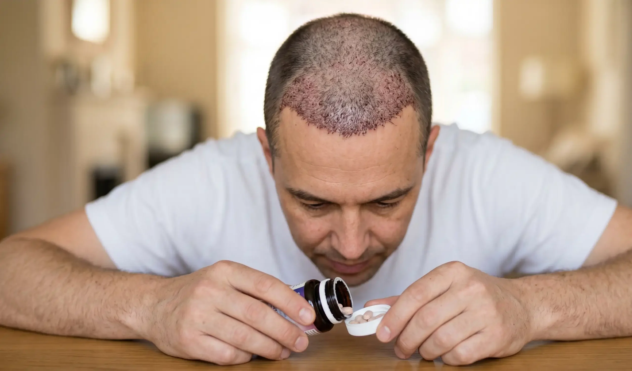 hair transplant biotin