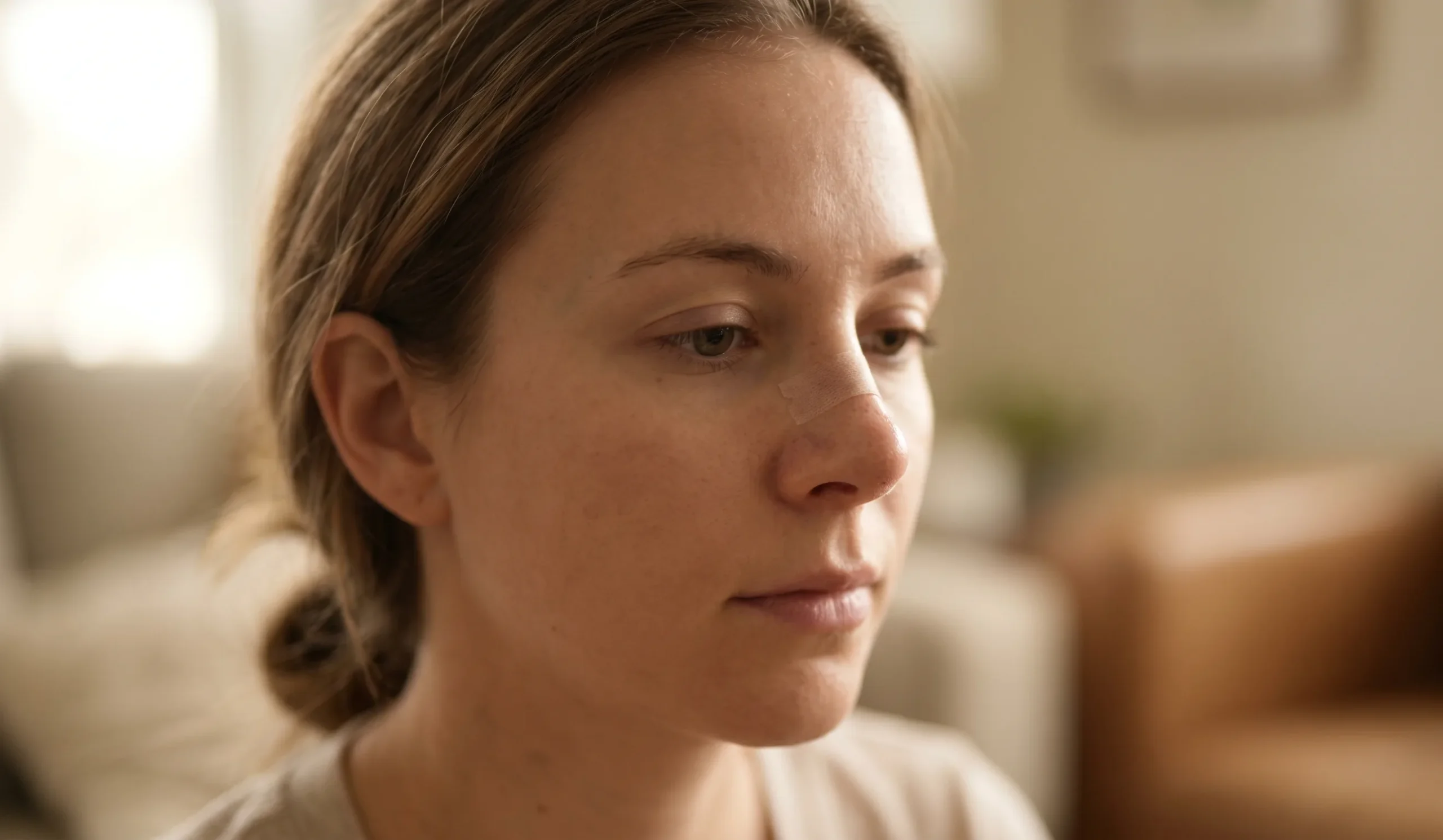 rhinoplasty nasal tip drop recovery