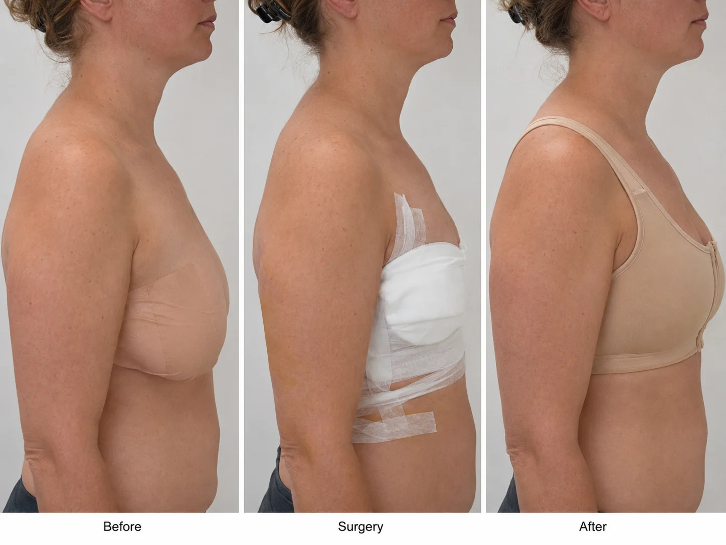 breast lift before surgery after comparison