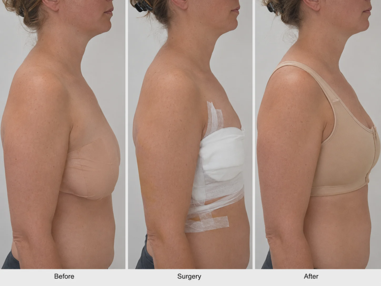 breast lift before surgery after comparison
