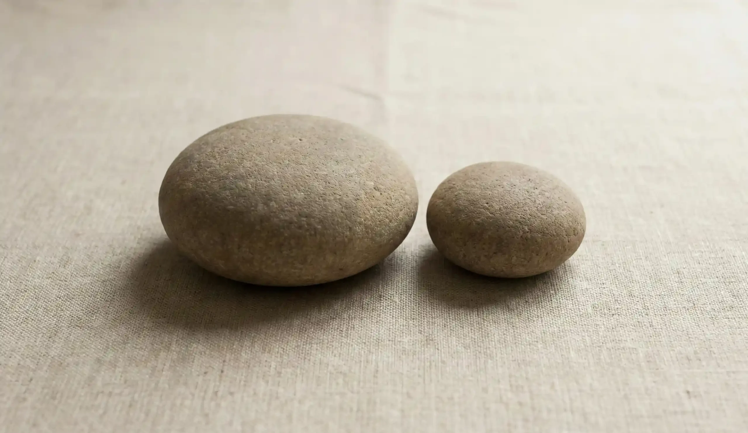 asymmetrical rocks natural light