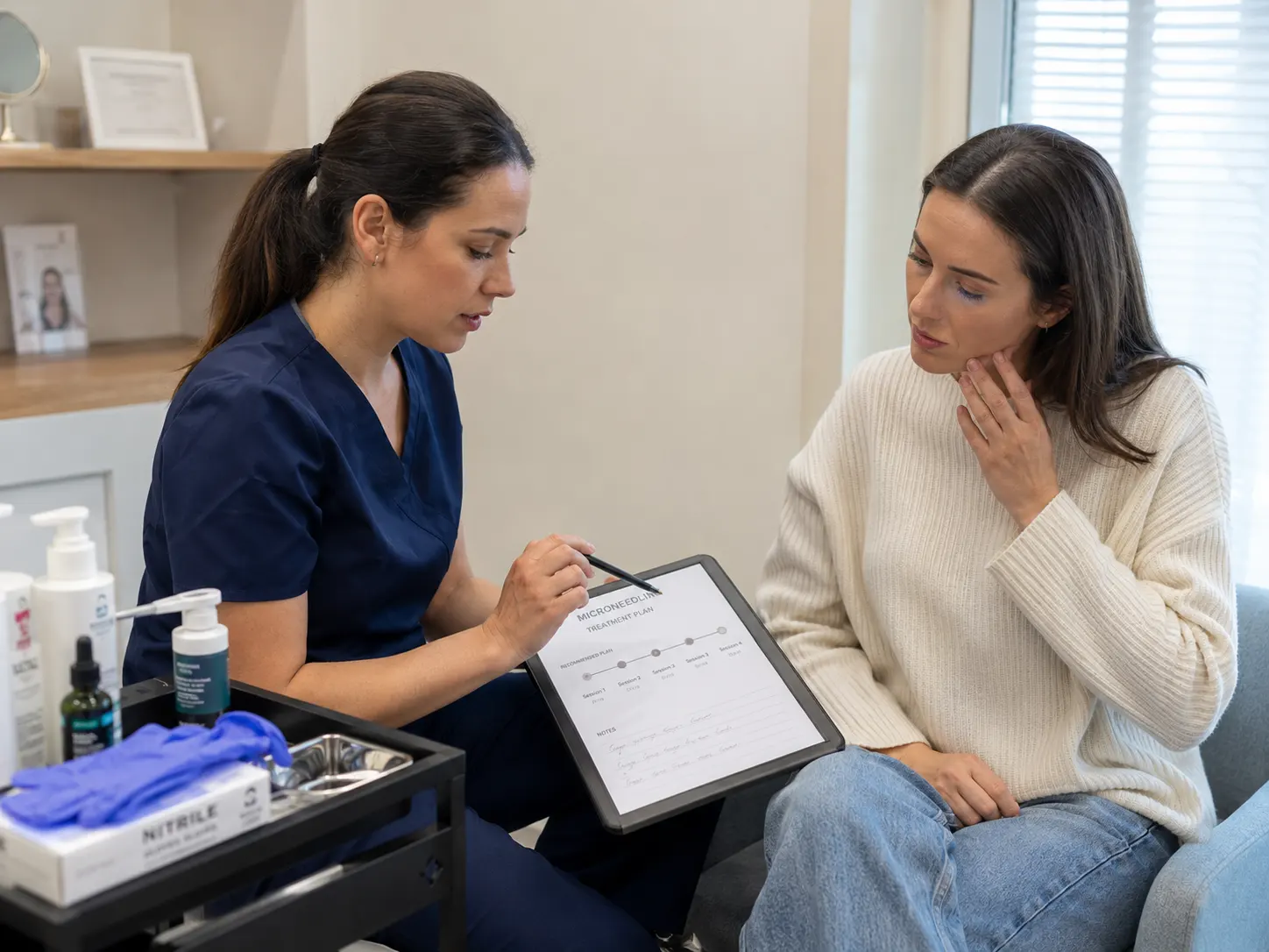 microneedling treatment plan consultation