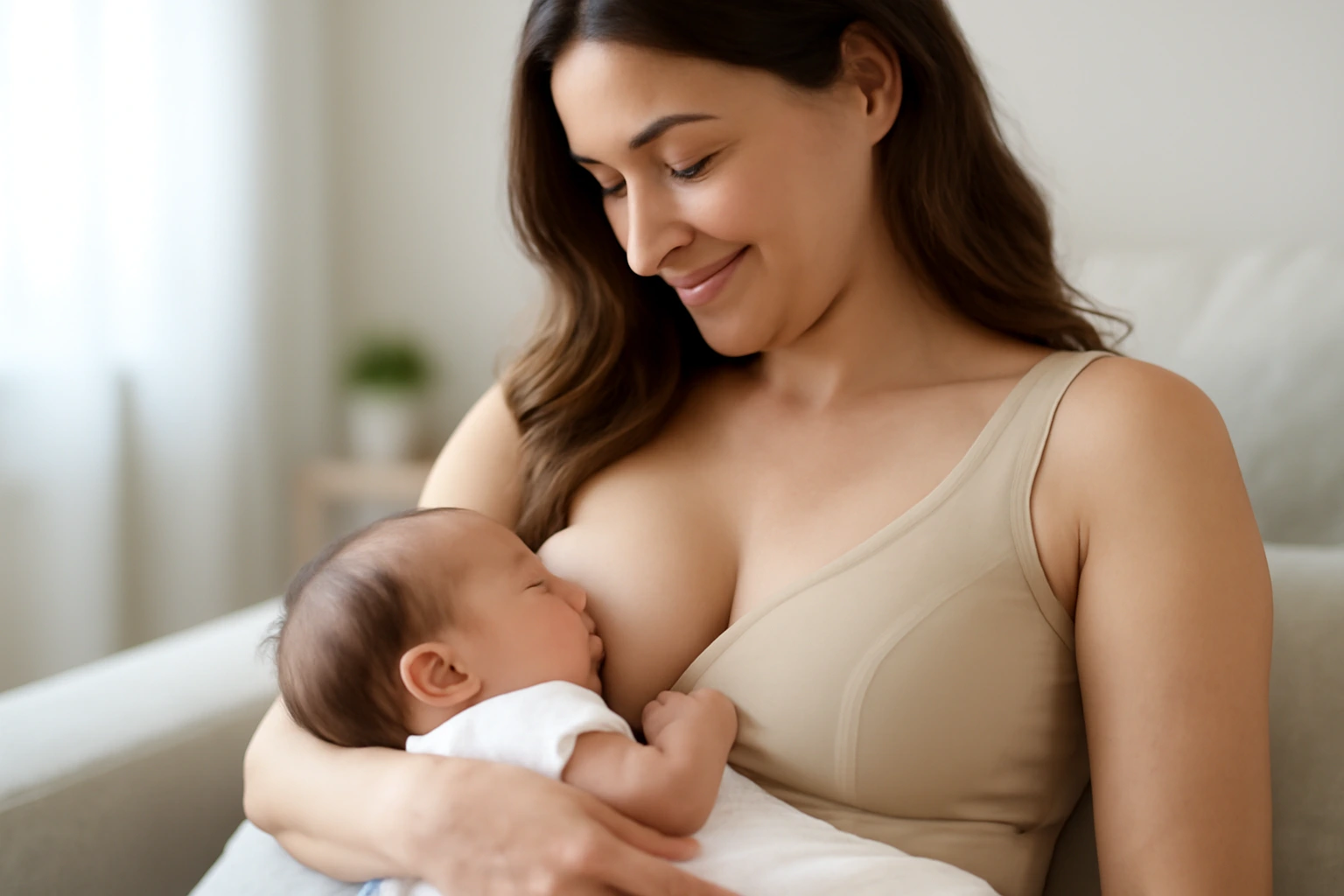 nursing after breast implants