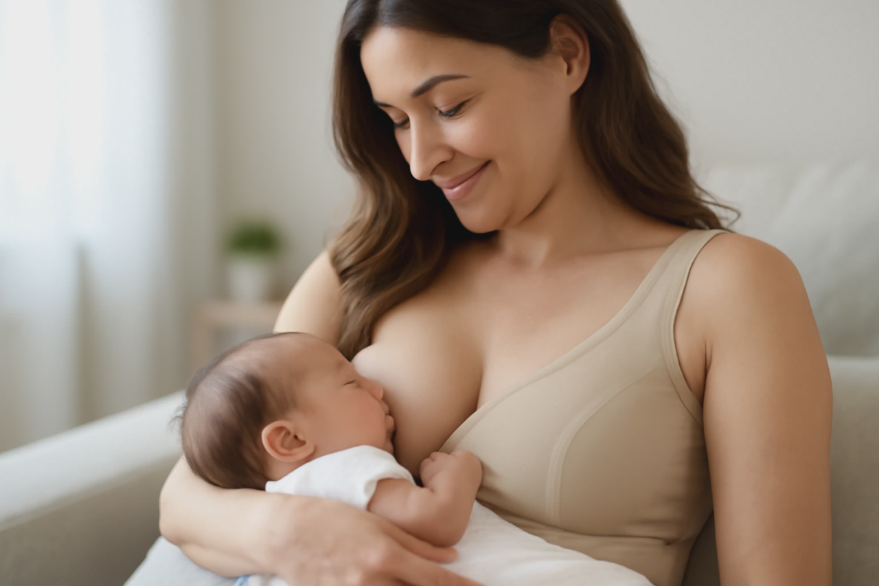 nursing after breast implants