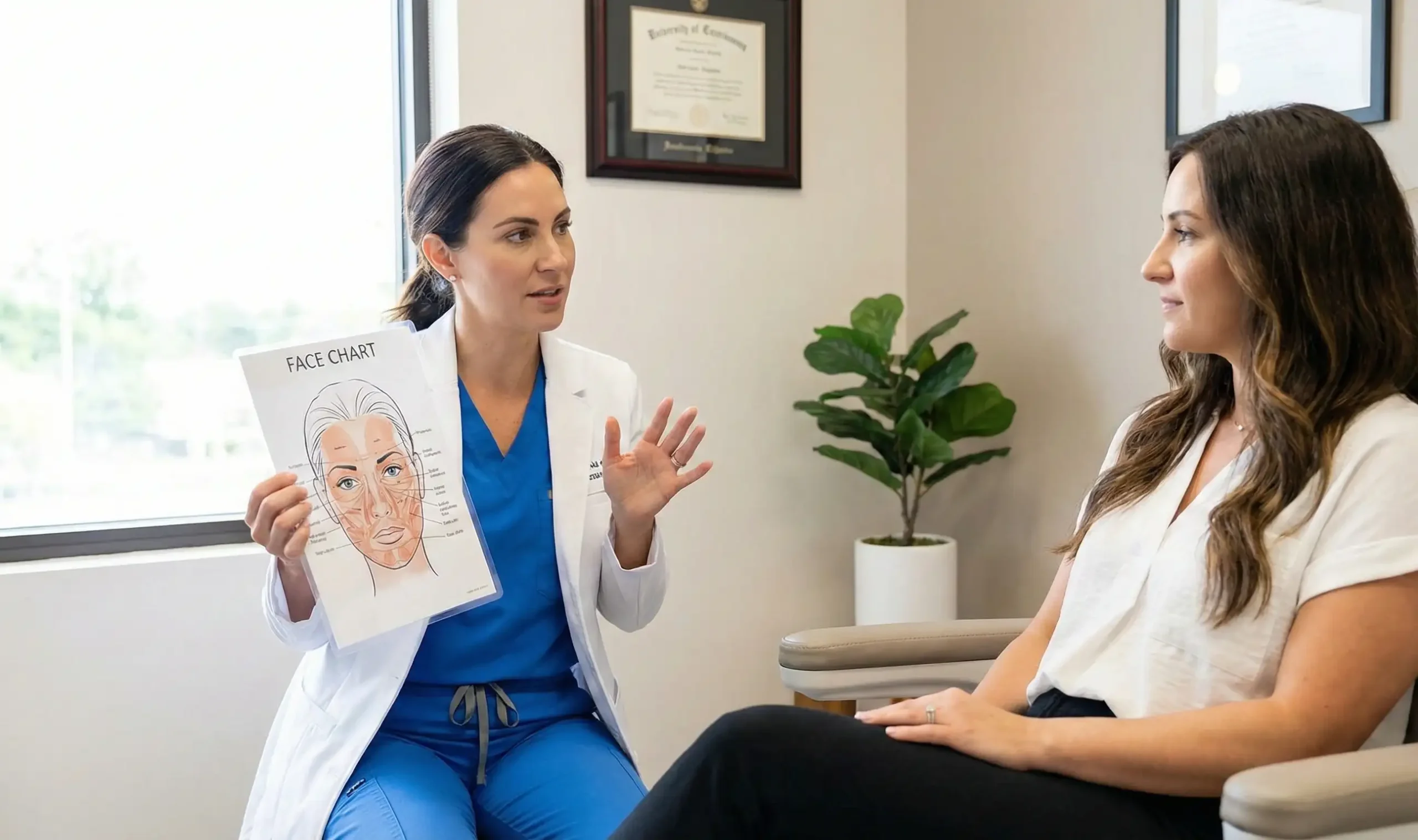 non surgical facelift consultation technique
