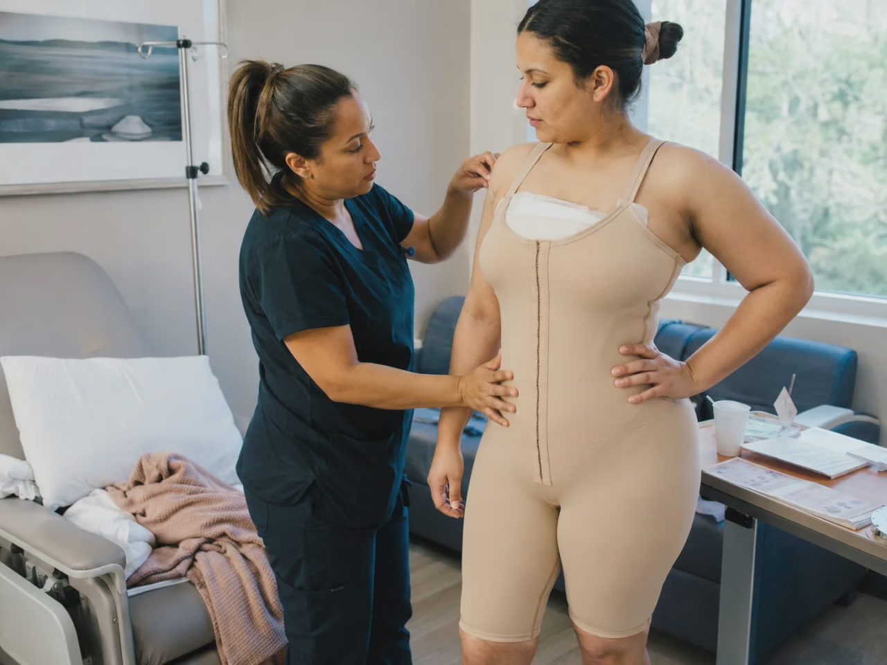 compression garment after lipo 360