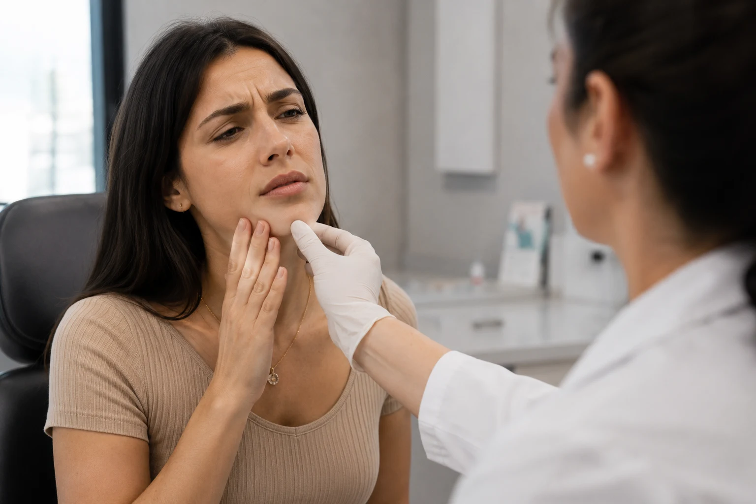 can chin implant cause chronic jaw pain