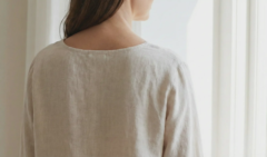 woman relaxed posture natural light