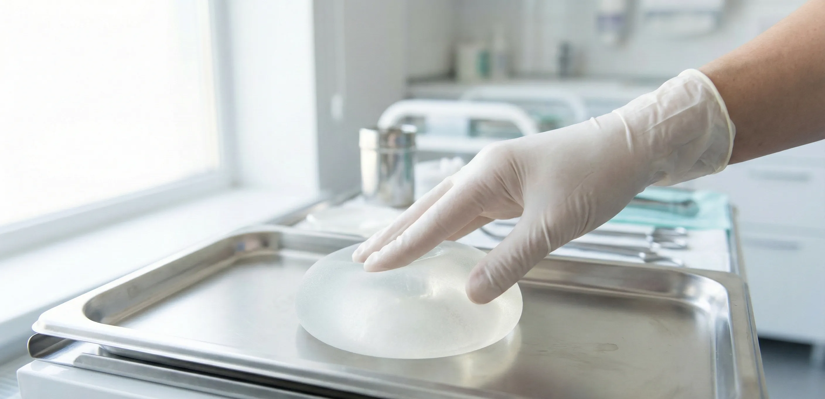testura dell'impianto di gel di silicone morbido