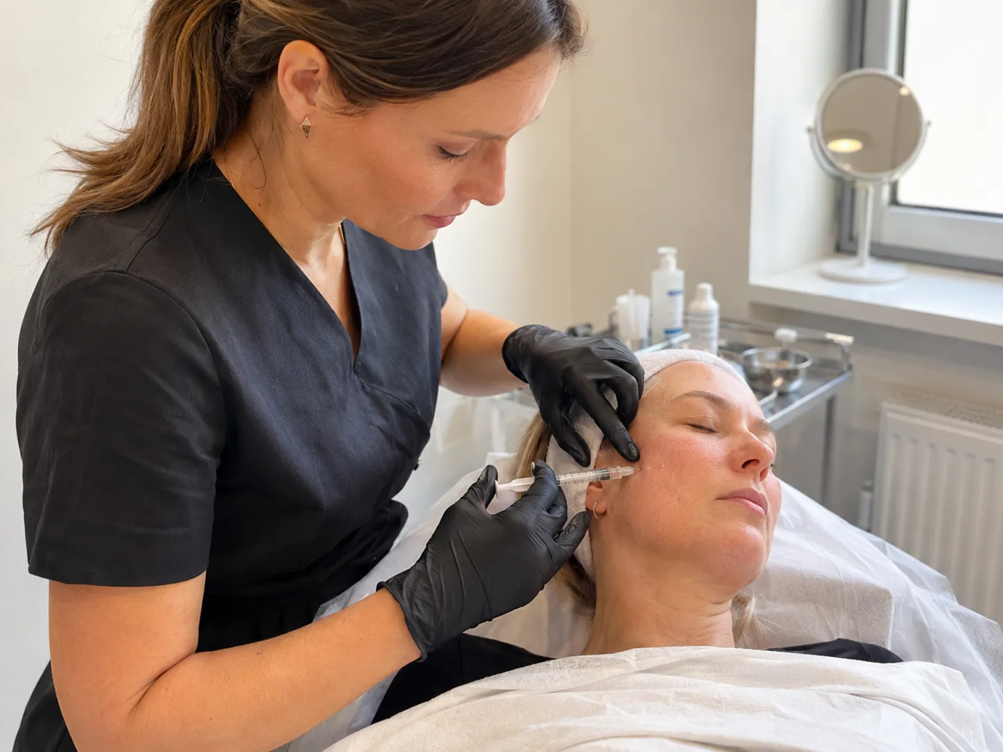 mesotherapy on the face