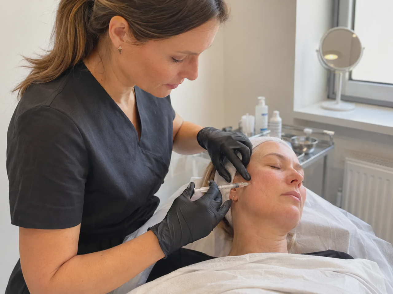 mesotherapy on the face