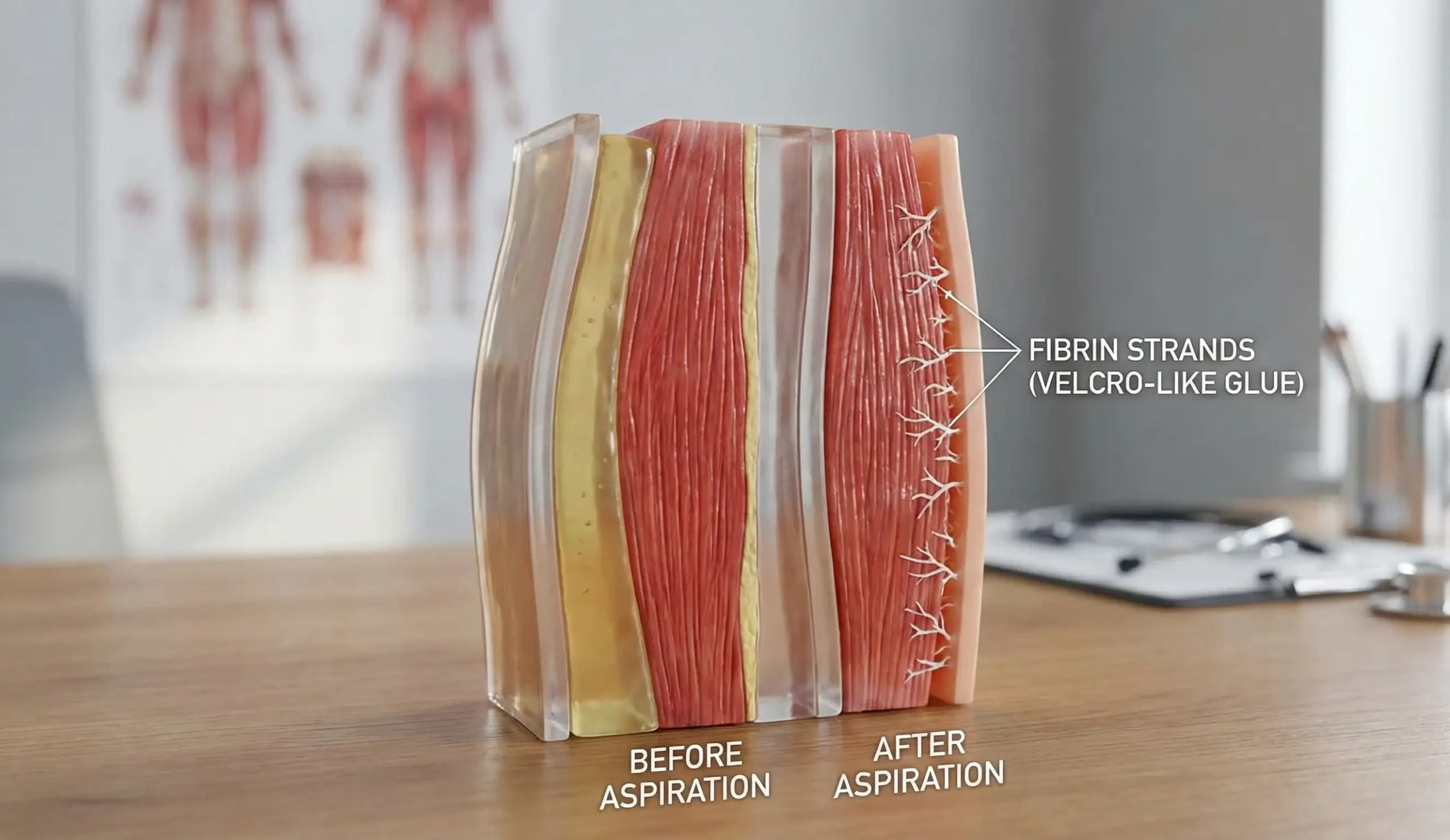 anatomical skin model vacuum seal seroma concept