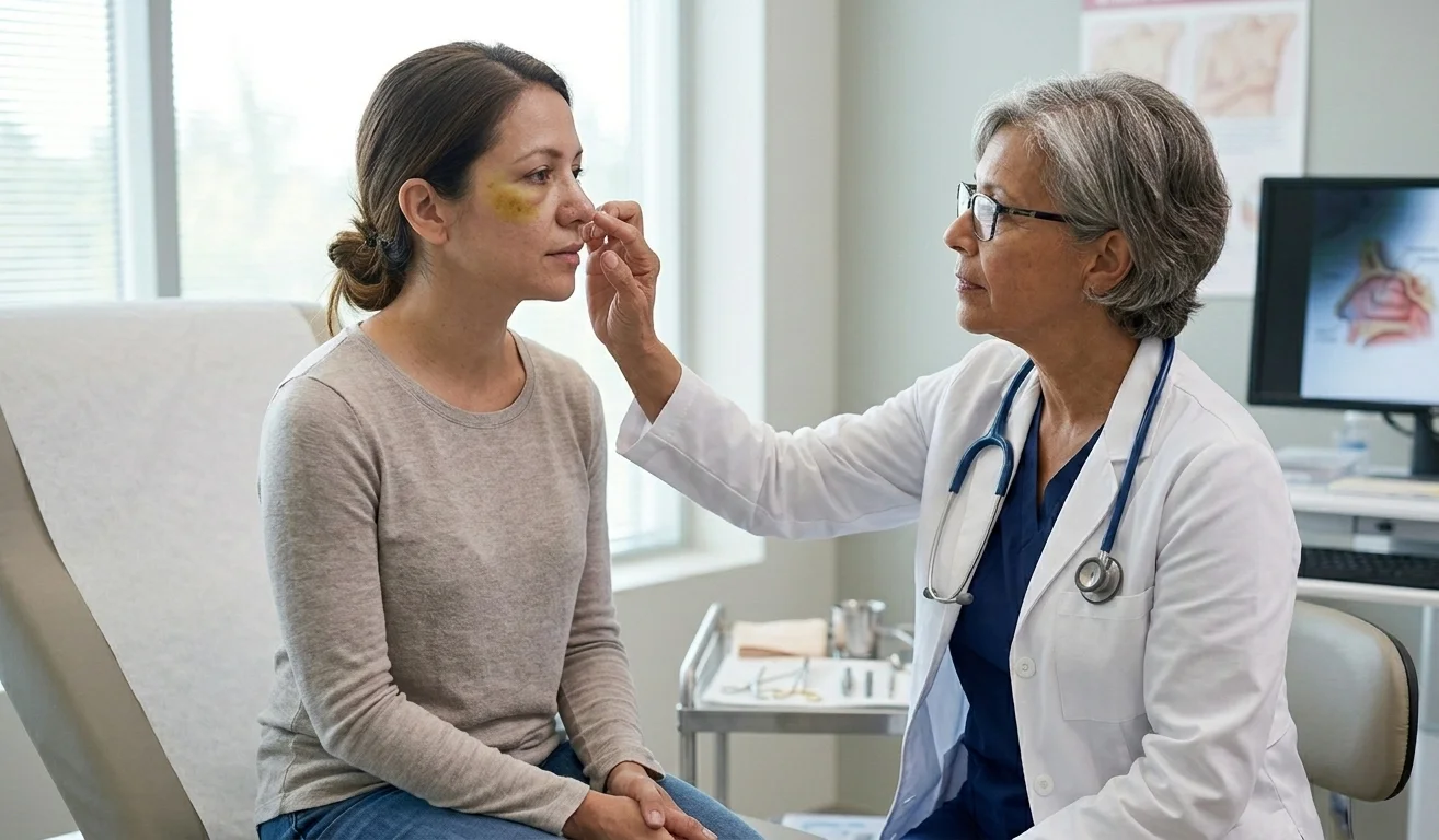 clinical piezo rhinoplasty bruising inspection consultation
