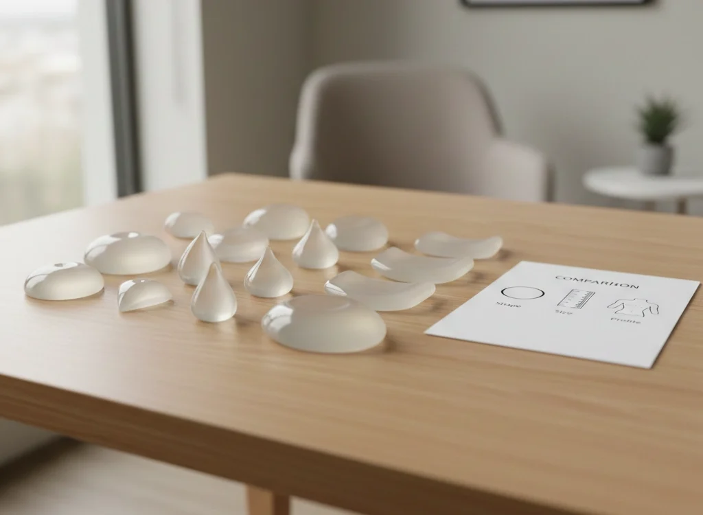 implant comparison desk shot
