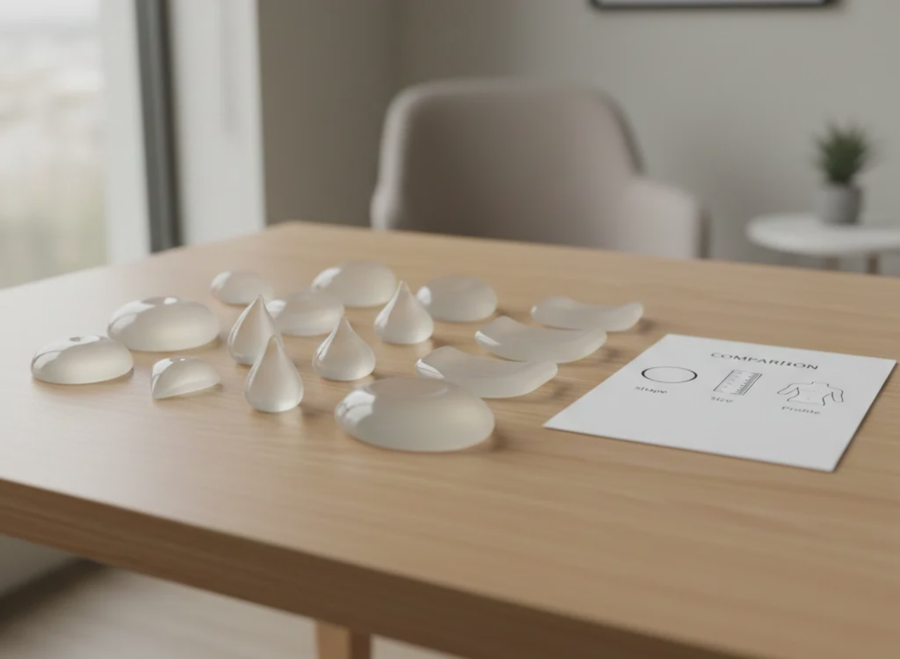 implant comparison desk shot