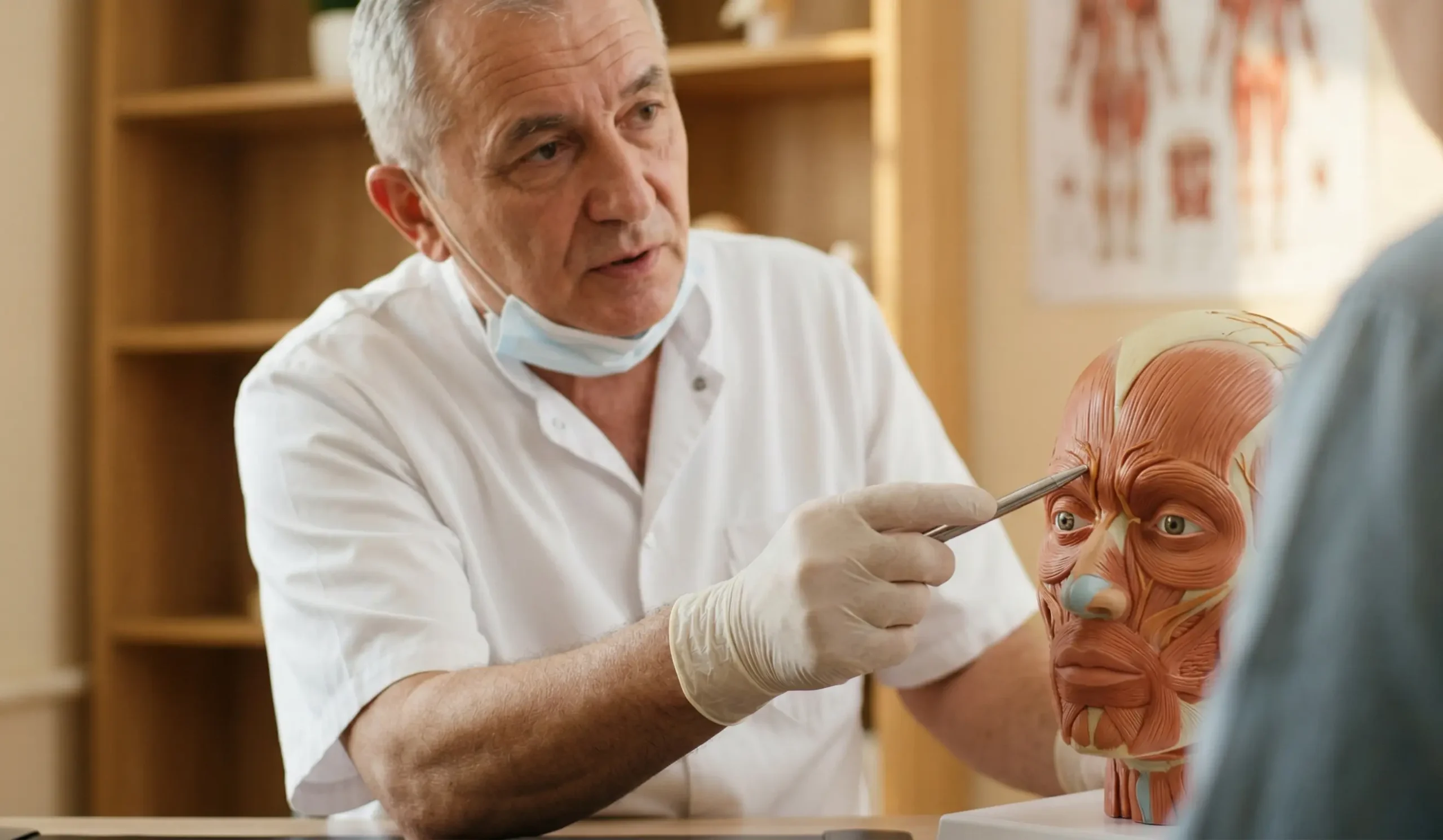 anatomical model ear nerves explanation