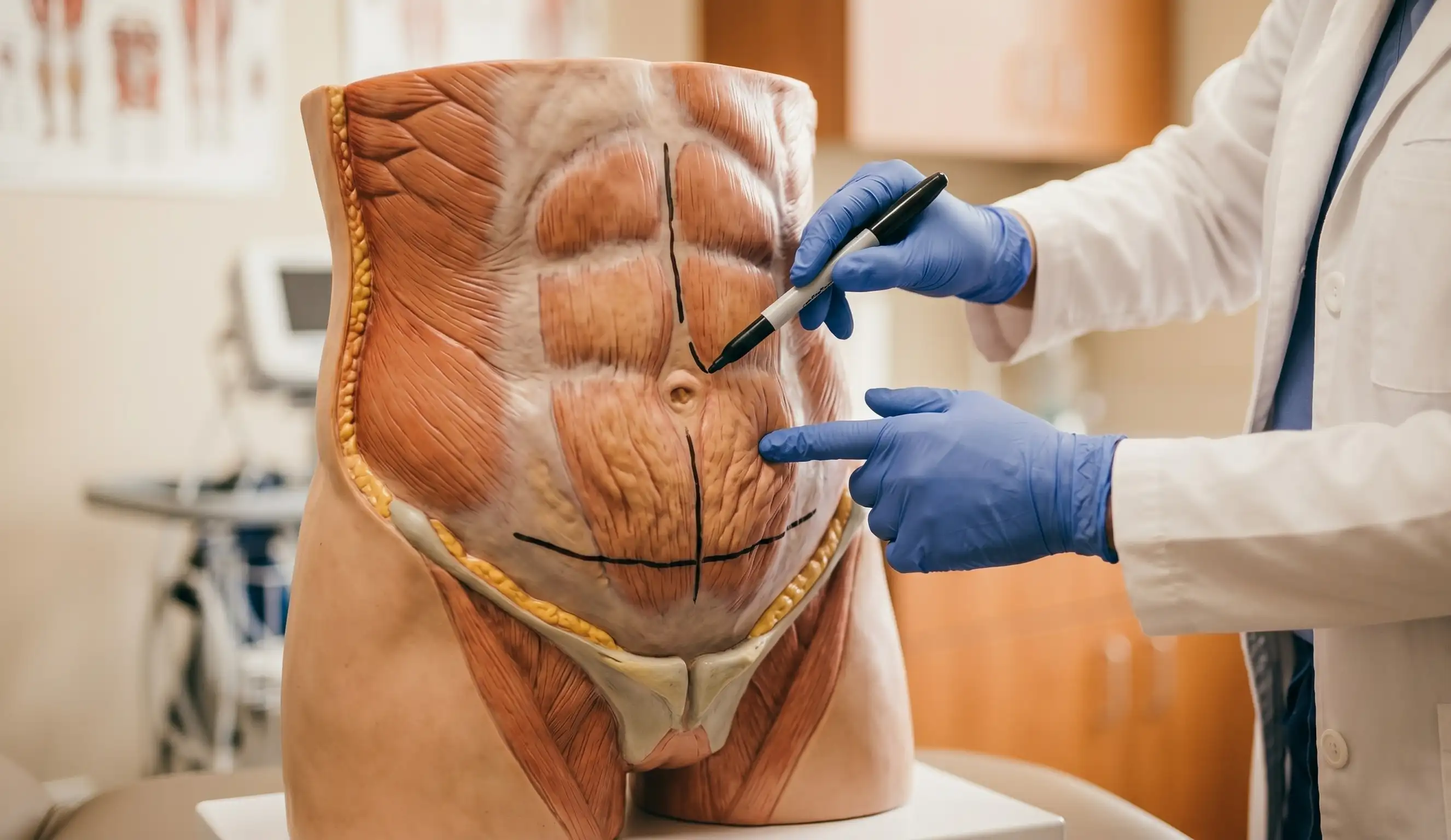 anatomical fleur de lis candidate marking
