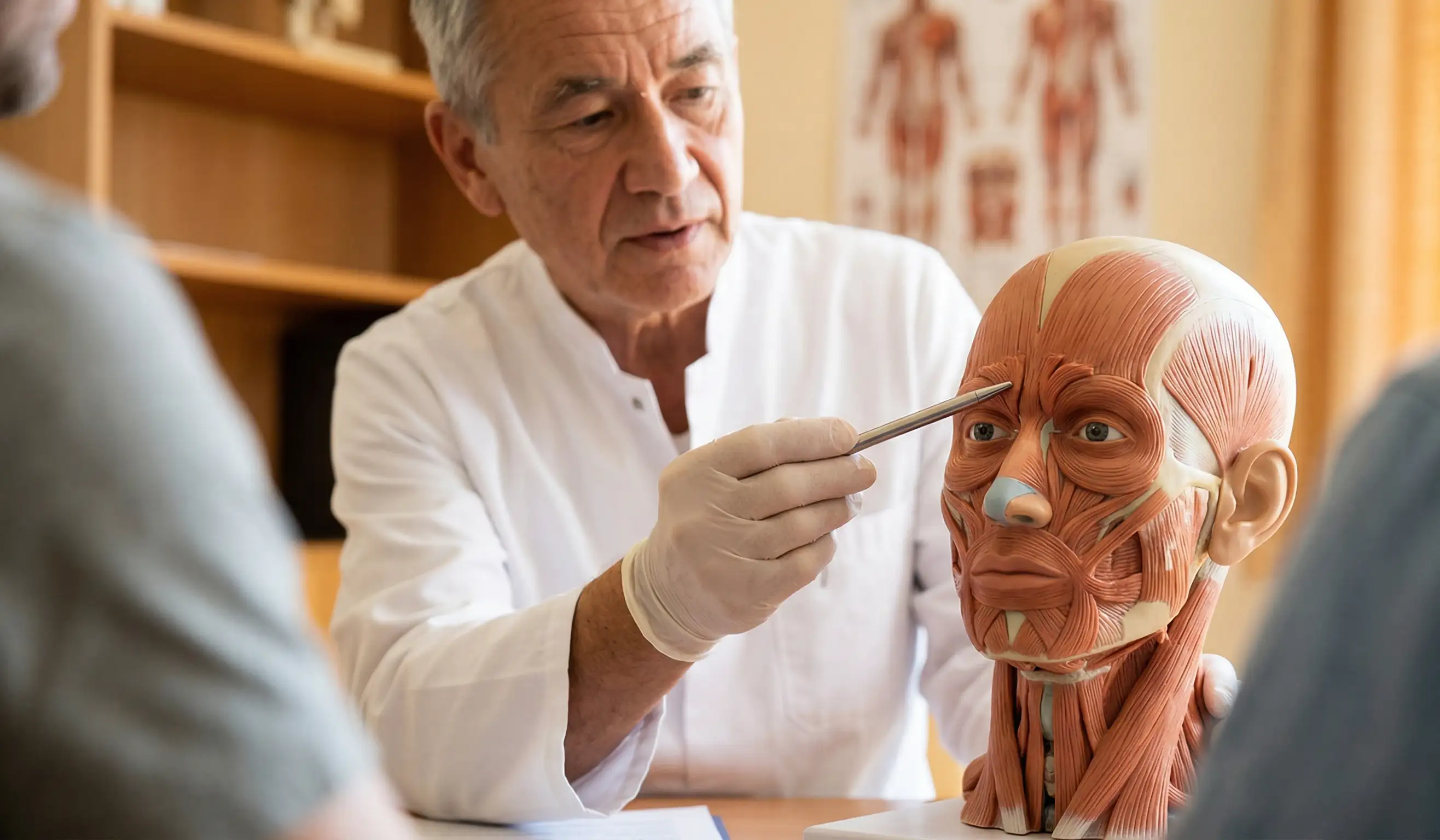 botox mechanism anatomical model doctor