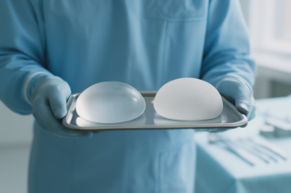 two breast implants