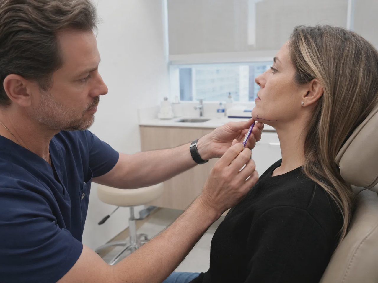 chin implant surgery
