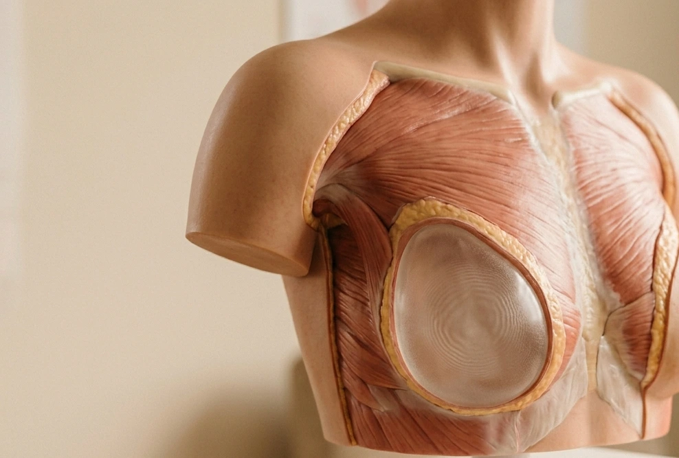 anatomical model breast implants