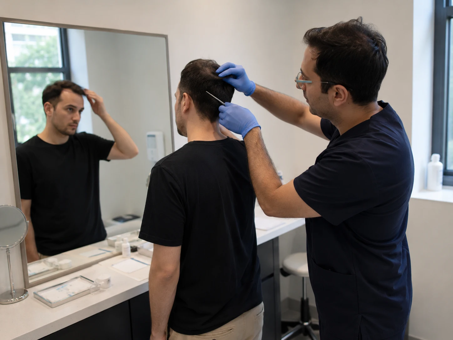 hair transplant hairline assessment