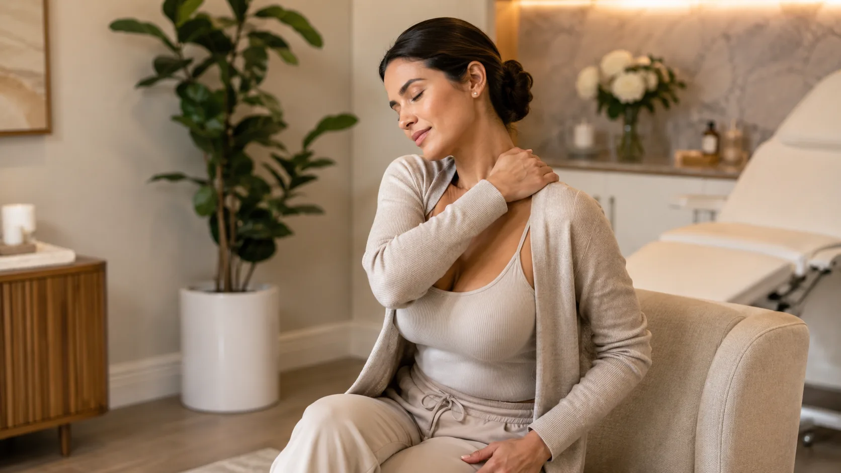 breast augmentation back pain relief