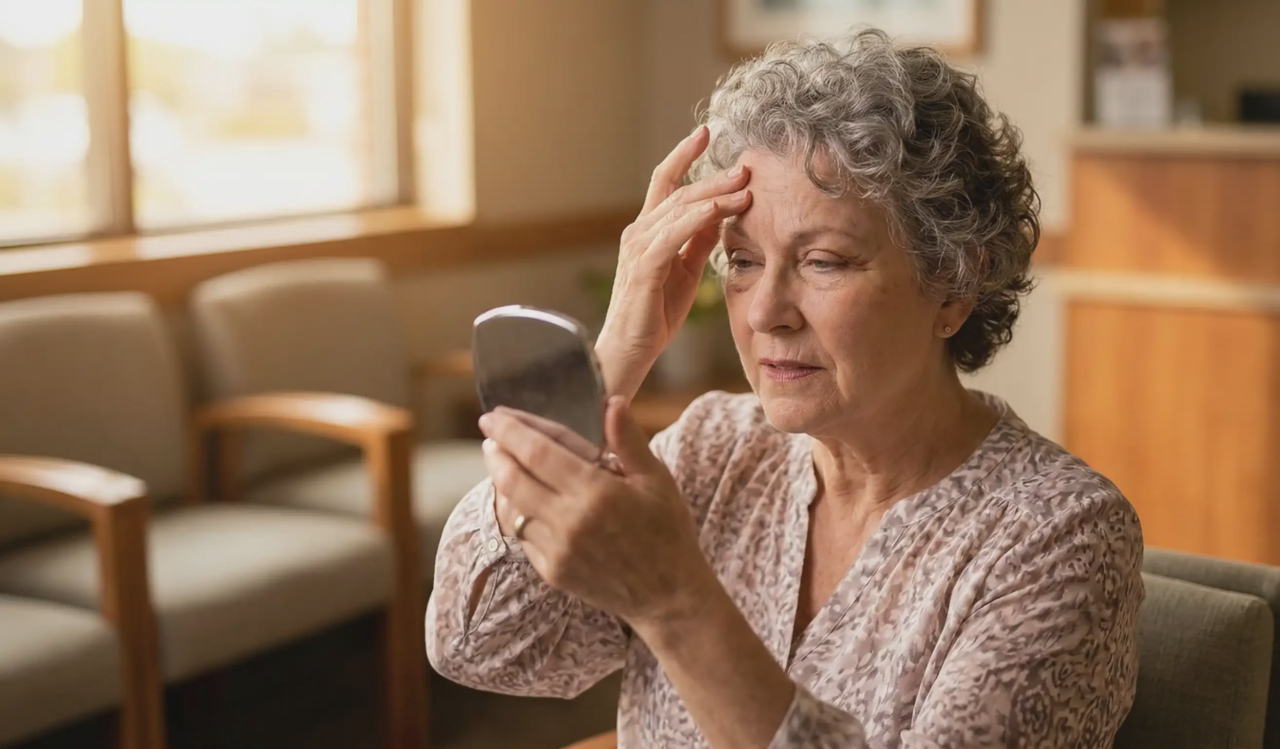 eye lift blurry vision symptoms