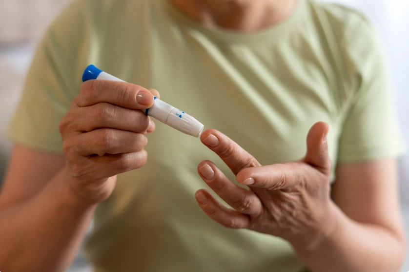 diabetic woman