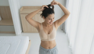 woman full range of motion post op