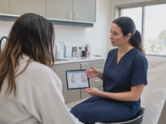 breast reduction consultation for breast sagging