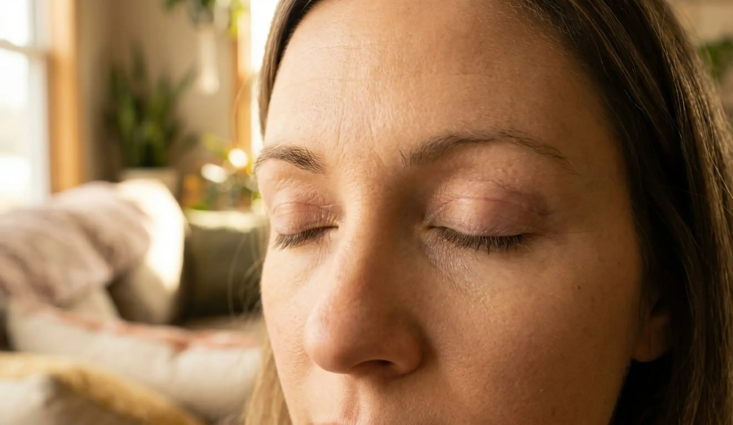 natural blepharoplasty scars eyelid closeup