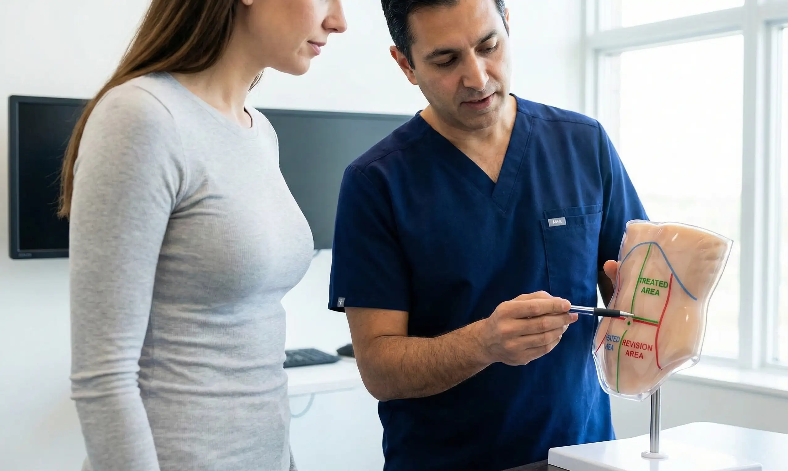 secondary liposuction planning surgeon