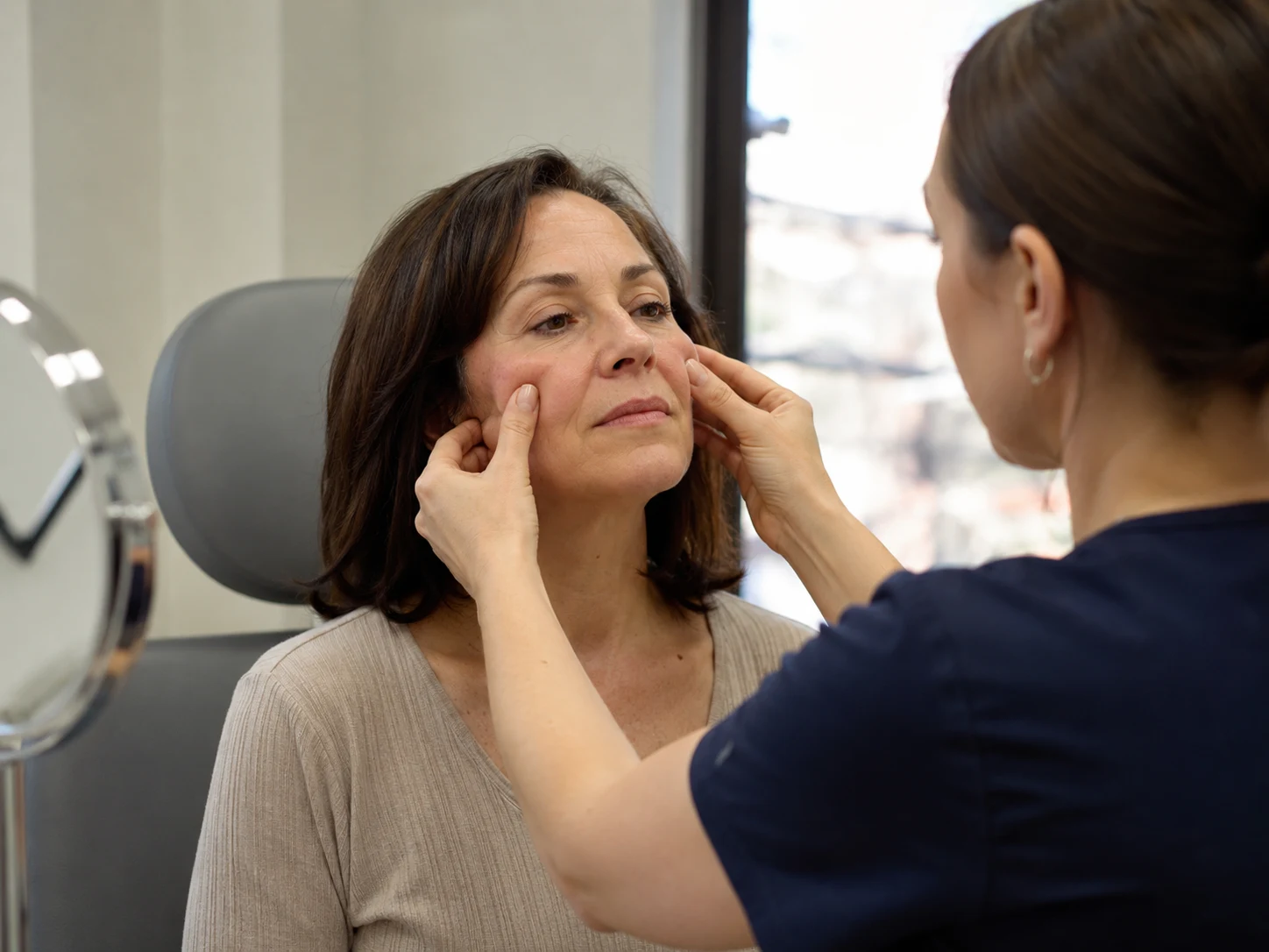 midface lift cheek volume consultation