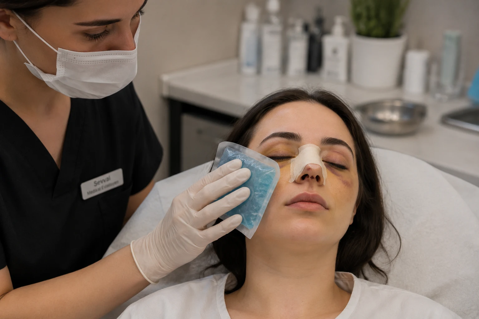 bruises after rhinoplasty