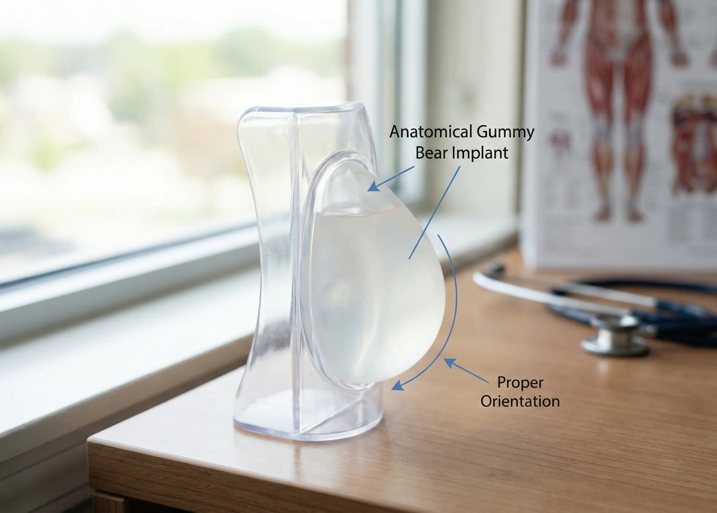 vedere laterală a capsulei implantului anatomic