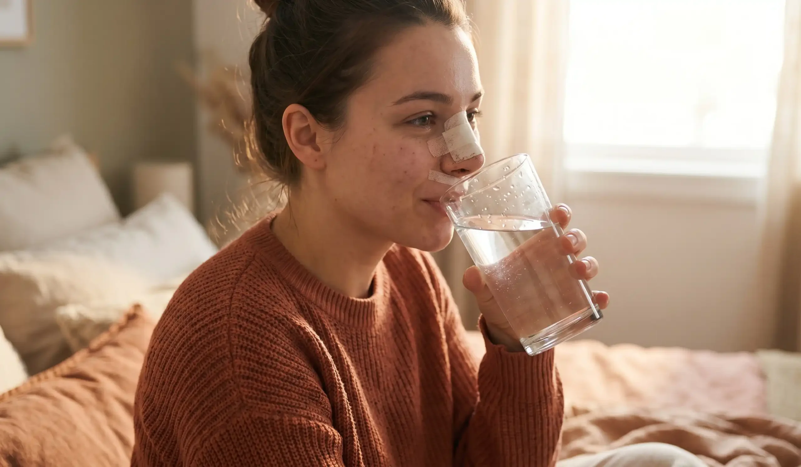 dry throat rhinoplasty