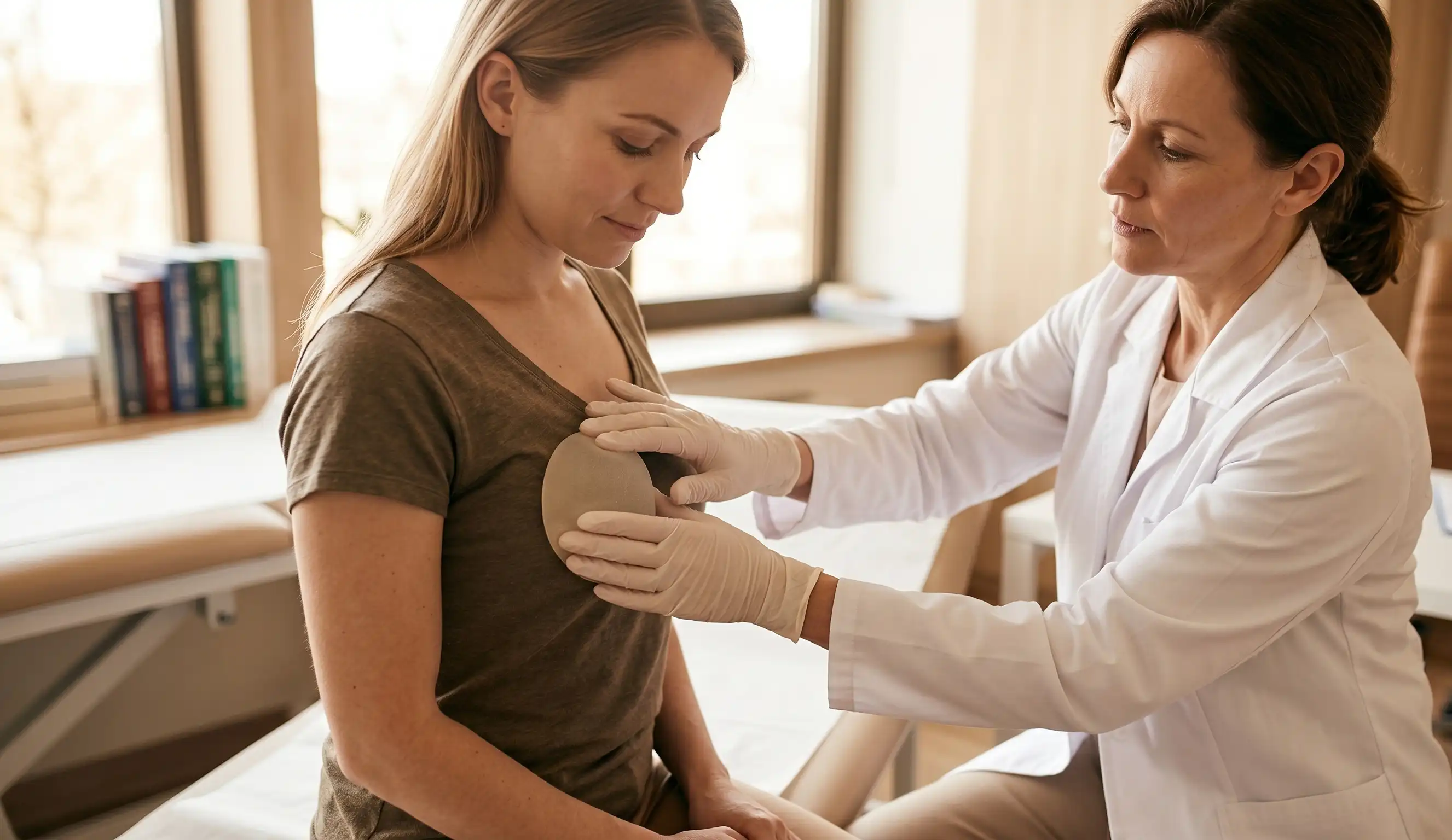 breast implant firmness clinical examination