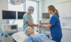 patient awake during blepharoplasty anesthesia