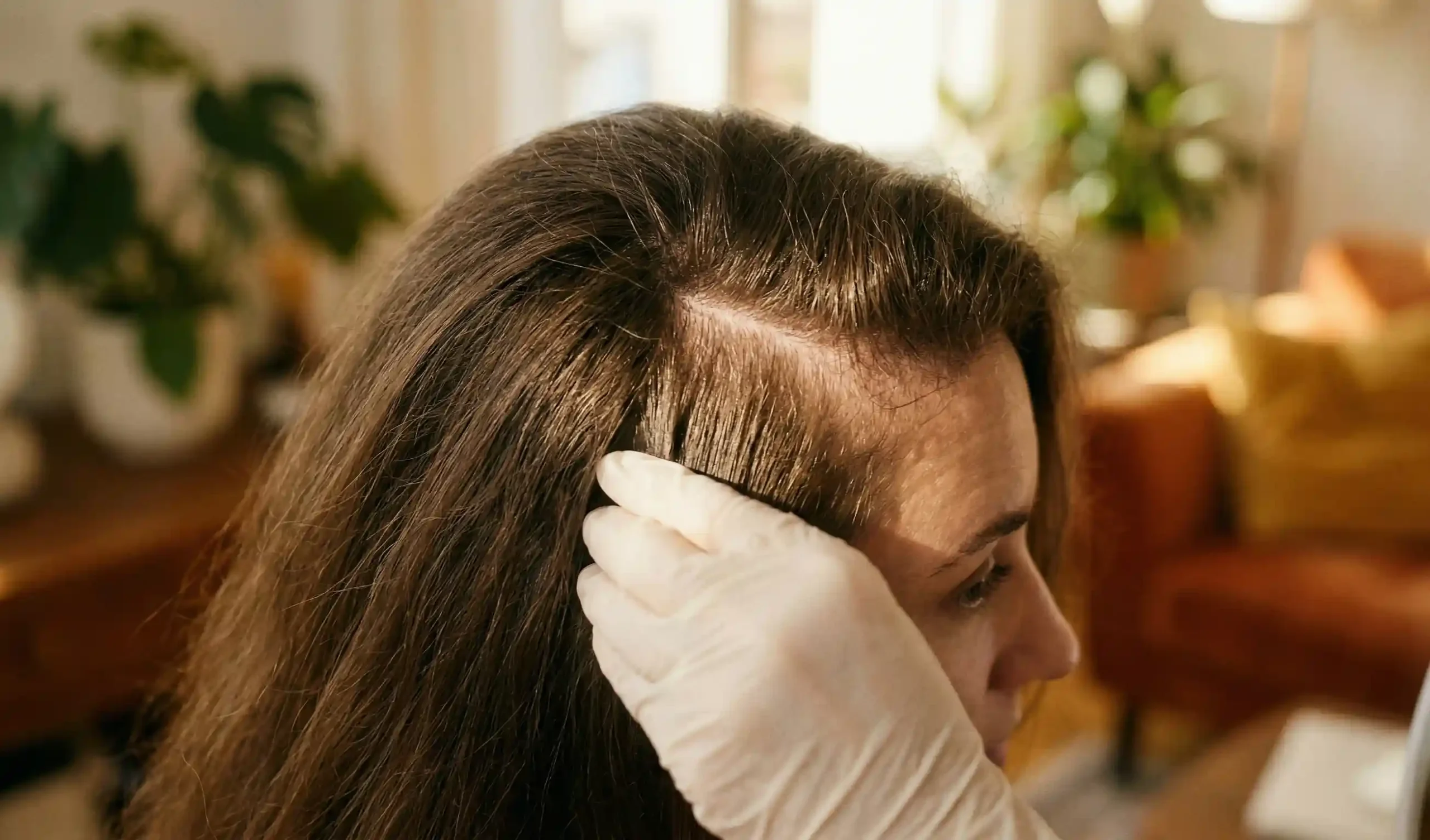 natural unshaven hair transplant focus