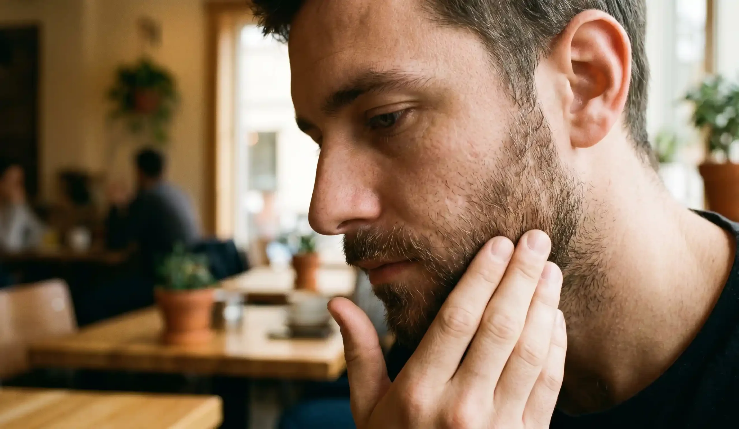 beard transplant scar contemplation